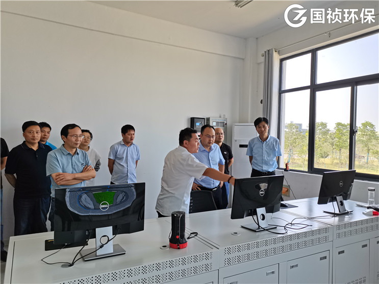 高新区生态环境局方明局长一行莅临国祯环？？？？？？？５鞑榱斓
