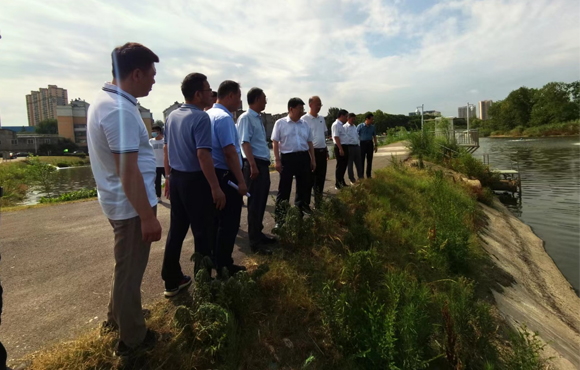省生态环境保唬；；；ざ讲熳榈揭嫜袅入湖口水质提升站查抄工作